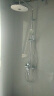 摩恩（MOEN）淋浴花洒套装多功能手持增压花洒喷头淋雨器家用花洒 增压花洒+250mm不锈钢方形顶喷 实拍图