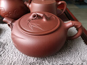 百年利永 紫砂壺 宜興紫砂純?nèi)止ざY品泡茶壺茶具原礦清水泥竹葉壺345cc 清水泥 曬單實拍圖