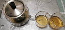 尚明紅茶壺泡茶器可加熱玻璃茶壺不銹鋼過(guò)濾內膽耐熱玻璃加厚茶具套裝 470ml+2小杯* 150ml 曬單實(shí)拍圖