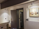 凱都燈飾（HIDOO lighting）展會展廳長桿明裝拉桿燈壁掛展覽照畫側(cè)裝墻壁燈家用cobLED射燈 12瓦暖光+20CM固定桿 曬單實拍圖