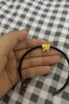 周六福（ZLF）  黃金轉運珠男女款足金萌趣動(dòng)物起飛手繩 定價(jià) 呆萌熊貓-1.18g 曬單實(shí)拍圖
