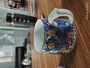 矜瓷 茶杯琺瑯彩陶瓷馬克杯帶蓋過(guò)濾 家用陶瓷水杯辦公室泡茶杯子 琺瑯彩馬克杯 曬單實(shí)拍圖