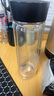 膳魔師（THERMOS）水紋行者款400ml便攜雙層玻璃杯TCGB-400 BK iwaki禮盒套裝A 曬單實(shí)拍圖