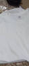 大魚(yú)界線(xiàn) 港風(fēng)T恤男純色短袖男女情侶裝夏裝上衣服男寬松大碼體恤打底衫男 白色 2XL（145-160斤） 曬單實(shí)拍圖