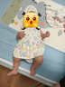 繽麗貓女寶寶公主裙女童連體衣嬰幼兒夏天背心裙寶寶夏季連衣裙 小裙子-愛(ài)心 90碼 曬單實(shí)拍圖