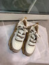 賽麗薇阿甘鞋女厚底圓頭慢跑鞋顯腳小超火女鞋松糕厚底增高百搭休閑運動(dòng) 卡其色 40 曬單實(shí)拍圖