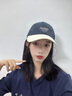 TSFUL棒球帽男女2025新款美式字母刺繡鴨舌帽大頭圍顯臉小軟頂遮陽帽 美式復古撞色棒球帽【藏青色】 帽圍【56-63cm】 曬單實拍圖