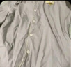 貓人男士睡衣男夏薄款純棉開(kāi)衫情侶短袖短褲家居服可外穿淺灰色2XL 曬單實(shí)拍圖