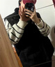 軒萊雅棉馬甲男秋冬季寬松馬夾立領(lǐng)面包服青少年坎肩棉襖背心保暖外套男 黑色 3XL 曬單實(shí)拍圖