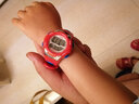 拉斯卡(LASIKA)兒童手表女孩防水夜光防水小學(xué)生可愛(ài)公主多功能男孩電子表 紅色+藍 曬單實(shí)拍圖