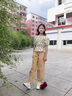 柚一杉女童夏季套裝2025新款兒童洋氣時(shí)髦短袖中大童碎花網(wǎng)紅褲子兩件套 檸檬碎花套裝 150 (建議身高145左右) 曬單實(shí)拍圖