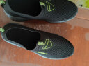 西域骆驼网鞋男士运动鞋夏季网眼网布网面鞋套脚透气休闲旅游鞋子 黑色 39 实拍图