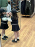 英氏（YEEHOO）女童套裝兒童棒球服裙子兩件裝中大童裝休閑學(xué)院風(fēng)秋裝 黑色 120 曬單實(shí)拍圖
