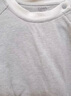 nest designs有機棉嬰兒寶寶純棉長(cháng)袖連體衣寶寶家居服爬服秋冬款零敏肌系列 灰色-純棉套頭連體衣 80cm （建議身高73-82cm） 曬單實(shí)拍圖