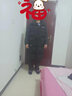 巴魯特（Brloote）鵝絨服男繡花中長(cháng)款休閑舒適保暖羽絨服冬裝 黑色 180/100A 曬單實(shí)拍圖