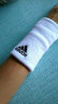 Adidas阿迪达斯护腕男女运动健身手腕护具网球羽毛球篮球吸汗擦汗护手腕 长款白色 CF6277 实拍图