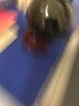 黑曜石球 黑曜石彩虹眼球 擺件 打磨 約直徑8cm 雙彩眼 曬單實拍圖
