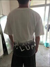 花花公子 T恤男潮牌漸變短袖t恤男套裝男士男裝青少年學(xué)生休閑衣服兩件套 062白色 L 曬單實(shí)拍圖