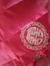 茨格曼紅蓋頭新娘結(jié)婚頭紗中式秀禾服復(fù)古紅色繡花緞面流蘇刺繡新年禮物 龍鳳團(tuán)85*85 曬單實(shí)拍圖