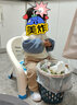 博睿恩（Pureborn）男寶寶套裝秋季嬰幼兒衣服2件套休閑衛衣長(cháng)褲外出加絨保暖 鈷藍 90 曬單實(shí)拍圖