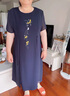 俞兆林（YUZHAOLIN）  媽媽裝夏裝氣質(zhì)中年連衣裙女2025年新款夏季中老年人女裝大碼洋 FBT2225  藏青色 均碼 請拍正確尺碼-此碼勿拍 曬單實(shí)拍圖