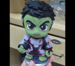 HOT TOYS復聯(lián)4 綠巨人/雷神&火箭浣熊  COSBABY迷你珍藏人偶單裝/套裝 綠巨人（新隊服、可拆卸） 曬單實拍圖