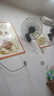 駱駝（CAMEL）壁扇掛壁式電風(fēng)扇家用餐廳掛墻壁風(fēng)扇掛壁搖頭壁扇掛壁式節能省電風(fēng)扇家用飯店16吋18吋掛扇鋁葉 18寸壁扇黑色【機械款 塑葉】直徑460mm 原機1.1米電線(xiàn) 曬單實(shí)拍圖
