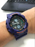 卡西歐Casio G-SHOCK冰川冰韌系列 35周年限定新款半透明 運(yùn)動(dòng)防水男士手表禮物送男友 紫色款GA140-6A 曬單實(shí)拍圖