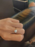 VCIXYOUPT950鉑金戒指一克拉鉆戒結(jié)求婚走心表白紀念日生日禮物送女友 PT950鉑金戒指一克拉女 (本地倉) 曬單實拍圖