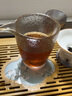 雅集手工日式錘目紋公道杯分茶器 加厚耐熱玻璃蓋碗泡茶器手抓壺 功夫茶具套裝 茶器錘紋公道杯220ml（冰絲） 曬單實(shí)拍圖