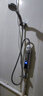 奧唯士（AIWISHE）即熱式電熱水器家用小型快速熱迷你小廚寶衛(wèi)生間速熱洗澡神器變頻恒溫免儲(chǔ)水加熱器 5500W銀色色淋浴款+漏保開(kāi)關(guān) 曬單實(shí)拍圖