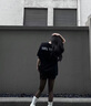 Charlie Luciano匹諾曹火焰T恤春夏新款情侶男女同款92779百搭休閑cl短袖男潮 黑色 L 175 曬單實(shí)拍圖