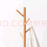 源氏木語實(shí)木掛衣架現(xiàn)代簡(jiǎn)約衣帽架小戶型置物架北歐臥室落地衣架 【原木色】掛衣架380*380*1710mm 曬單實(shí)拍圖