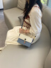 COOGI包包女款2025年品牌輕奢侈女士包包生日七夕情人節(jié)禮物送女友老婆 藍(lán)色 曬單實(shí)拍圖