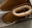 骆驼（CAMEL）雪地靴女冬季新款加绒保暖加厚棉鞋休闲短靴子 L23W275157黑色 38 实拍图