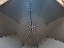 美度二折傘半自動(dòng)折疊晴雨傘兩用男士商務(wù)防風(fēng)雙人傘防曬遮陽(yáng)傘 商務(wù)黑 曬單實(shí)拍圖