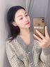 Jay黑色耳夾無耳洞耳環(huán)女耳飾時尚飾品送閨蜜女友生日禮物實(shí)用 曬單實(shí)拍圖