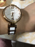 卓磊通用凹口精鋼陶瓷表帶適配MK飛亞達心弦L588羅西尼517784女士表鏈 玫瑰金間白色 14mm凹8MM 曬單實(shí)拍圖