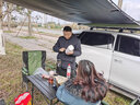 獵鋼狼鋁合金外殼車邊帳 側(cè)帳 車邊天幕 車載側(cè)邊遮陽棚 2.5x3米車邊+伸縮桿 曬單實拍圖