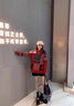 TAGD中國官方品牌店 圓領(lǐng)浮雕紅色刺繡圣誕毛衣秋季針織衫男女同款 紅色（款式偏寬松） M （建議身高165-175） 曬單實(shí)拍圖