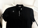 PGA高爾夫服裝男士短袖夏季運動(dòng)t恤吸濕速干 翻領(lǐng)polo衫男裝 101358-黑色 2XL 曬單實(shí)拍圖