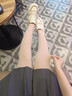 莫代爾水光襪光腿神器女春秋自然裸感春秋高腰收腹肉色打底連褲絲襪冬季 [踩]自然+自然[裸感收腹不掉 2條 80克初秋[22℃以上80-140 曬單實(shí)拍圖