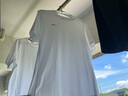 李寧（LI-NING）短袖t恤男夏季冰絲速干運動服飾跑步健身圓領上衣透氣運動訓練服 標準白-速干AT DRY 2XL 185 曬單實拍圖