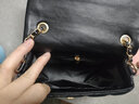 新款包包女高級感 包包女2022新款時(shí)尚百搭菱格金球鏈條質(zhì)感單肩斜挎包感手機包 黑色 曬單實(shí)拍圖