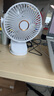 卡培登6寸USB小風(fēng)扇/電風(fēng)扇桌面/小電扇/小臺扇便攜迷你手持夾子睡眠小風(fēng)扇辦公室宿舍桌面戶外可用 白色 曬單實拍圖