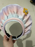 兒童遮陽(yáng)帽空頂帽女童帽子夏季發(fā)箍太陽(yáng)帽寶寶遮陽(yáng)帽親子貝殼帽 米色彩虹貝殼帽光版小花 頭圍46-53厘米參考1.5-10歲 曬單實(shí)拍圖