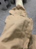 佐優(yōu)品潮流束腳寬松日系工裝褲男闊腿燈籠褲九分直筒休閑老爹長(cháng)褲子男 卡其色 M 曬單實(shí)拍圖