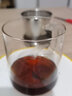 圓舍（Yumsir） 耐熱玻璃杯茶水分離泡茶杯304不銹鋼過(guò)濾帶蓋把手簡(jiǎn)約男士辦公室 350ml 曬單實(shí)拍圖