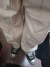 POUM國潮男裝聯(lián)名港風(fēng)復(fù)古休閑褲男褲子男春夏季2023新款直筒闊腿褲 YXXS-A701杏色 L 【建議110-130斤】 曬單實(shí)拍圖