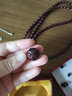 集祥閣小葉紫檀雕蓮花圓珠散珠背云DIY文玩佛珠手串配珠飾品配件 珠徑16mm/單顆 曬單實(shí)拍圖